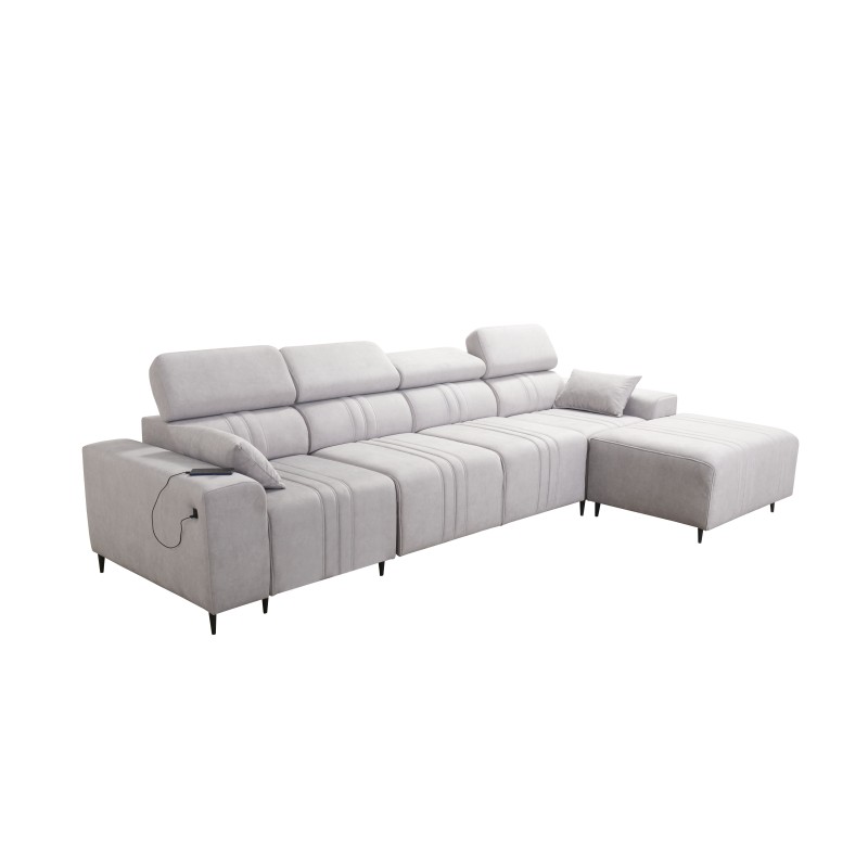 Verona XII Corner Sofa with Sleeping Function Velvet, Vena 6 - A practical and elegant piece of furniture for your living room Verona XII Corner Sofa with Sleeping Function Velvet, Vena 6 - A practical and elegant piece of furniture for your living room