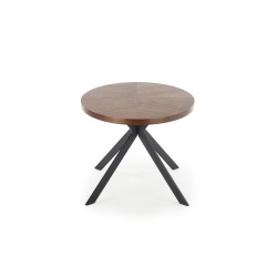 LOCARNO stół, blat - orzechowy, noga - czarny (2p 1szt)