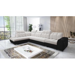 Prisma XI corner sofa with sleeping function and USB port - elegance and comfort