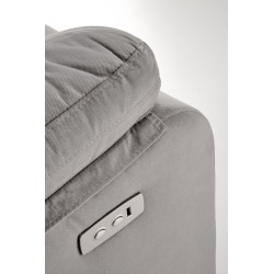 LORIS fotel wypoczynkowy popielaty (2p 1szt)