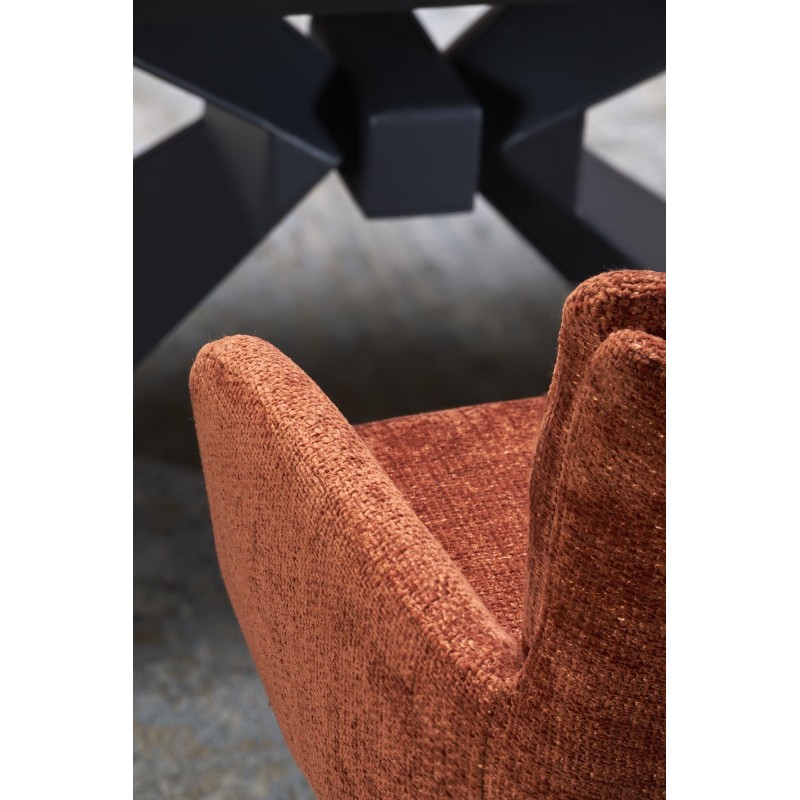 LUCIANO stół rozkładany, blat: niebieski marmur (2p 1szt)