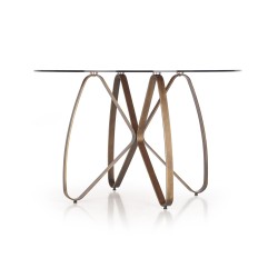 LUNGO stół złoty antyczny / brązowy (2p 1szt)