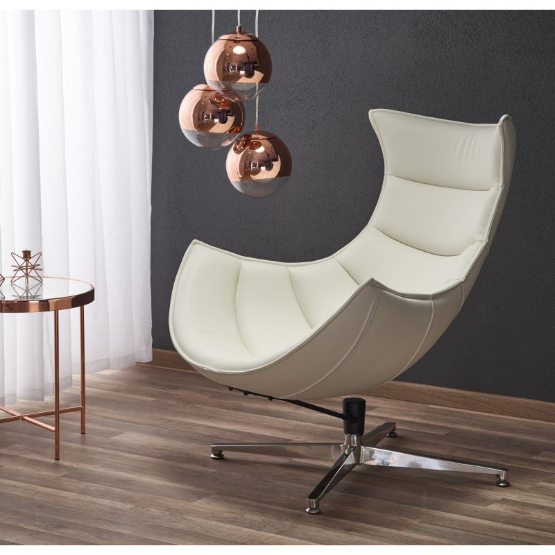 LUXOR fotel wypoczynkowy biały (1p 1szt)