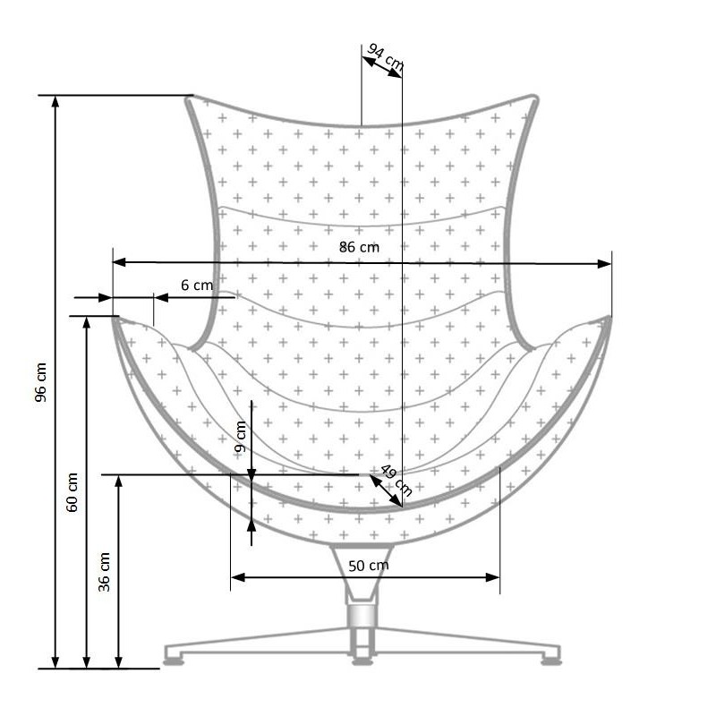 LUXOR fotel wypoczynkowy czerwony (1p 1szt)