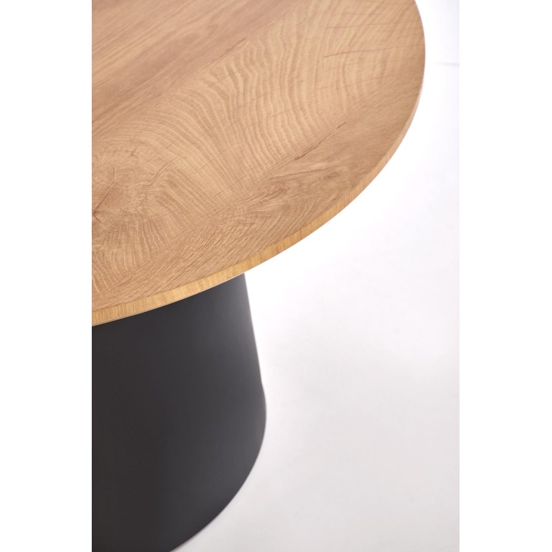 MALOMI zestaw 2 ław, naturalny/czarny (2p 1szt)