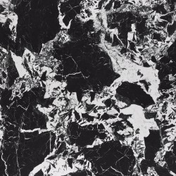 MANUEL stół okrągły, blat - czarny marmur, noga - czarny (2p 1szt)