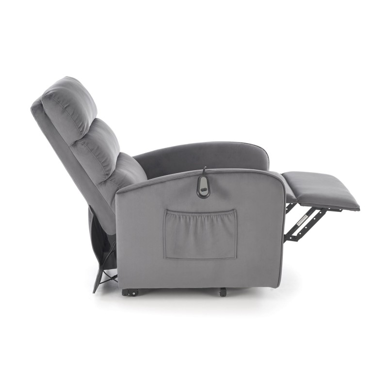 MARONI fotel wypoczynkowy popielaty (1p 1szt)