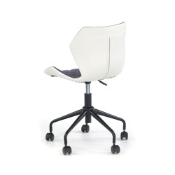 MATRIX fotel młodzieżowy biały / popiel (1p 1szt)