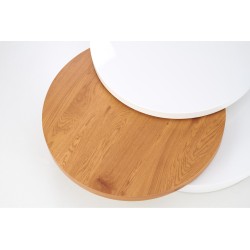 MICHELLE ława biały / dąb złoty (1p 1szt)