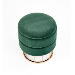 MINTY pufa ciemny zielony / złoty (1p 1szt)