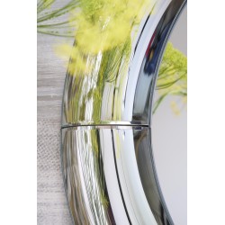 MOON lustro ścienne, srebrny