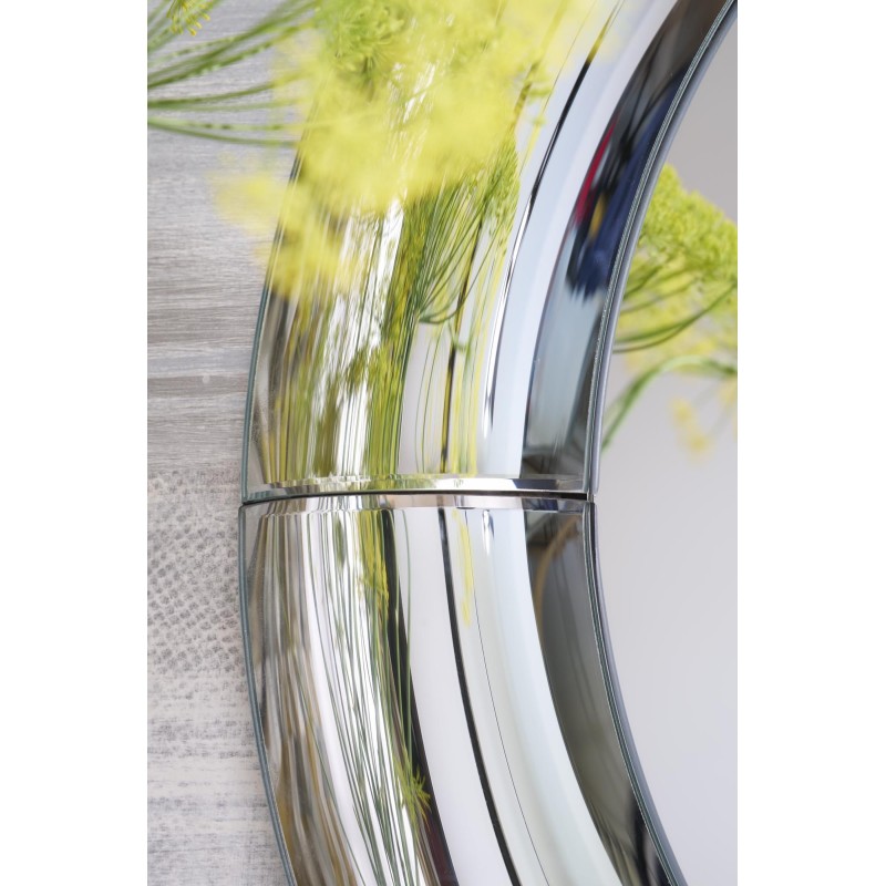 MOON lustro ścienne, srebrny