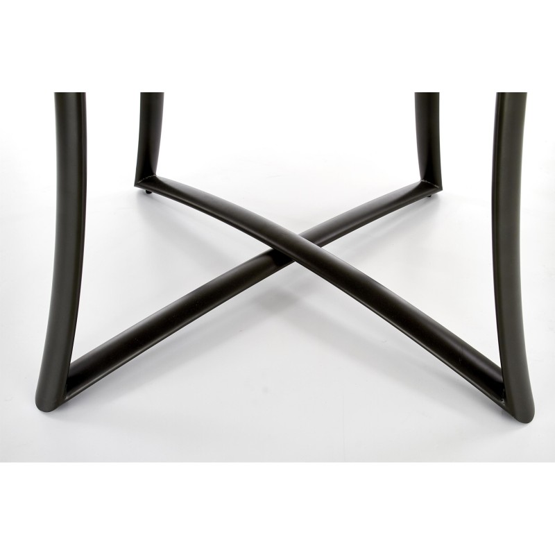 MORETTI stół rozkładany blat - dąb złoty / popielaty, nogi - antracyt (2p 1szt)