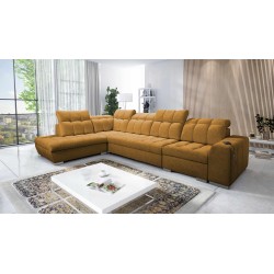 Prisma XI corner sofa with sleeping function and USB port - elegance and comfort