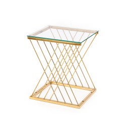 NANCY ława złoty / transparentny (2p 1szt)