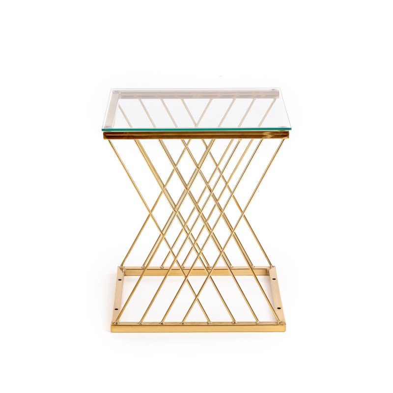 NANCY ława złoty / transparentny (2p 1szt)