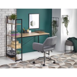 NARVIK B1 biurko czarny / dąb sonoma (1p 1szt)