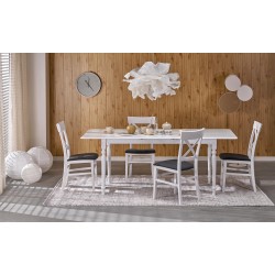 NELSON stół rozkładany, biały (1p 1szt)