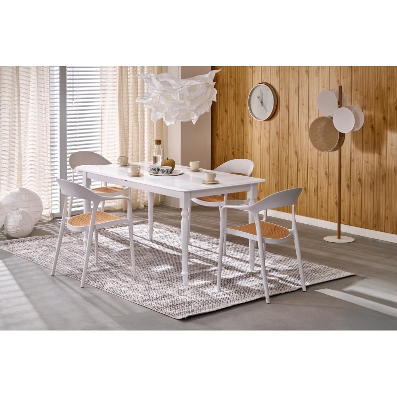 NELSON stół rozkładany, biały (1p 1szt)