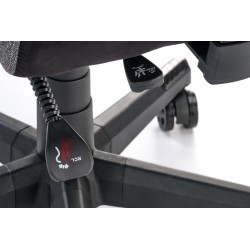 NITRO 2 fotel gabinetowy tkanina, popielaty / czarny (1p 1szt)