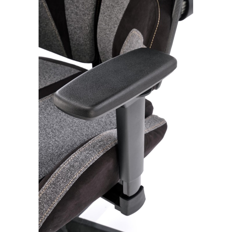 NITRO 2 fotel gabinetowy tkanina, popielaty / czarny (1p 1szt)