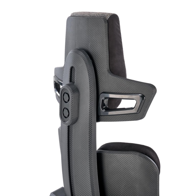 NITRO 2 fotel gabinetowy tkanina, popielaty / czarny (1p 1szt)