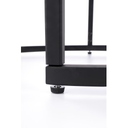 OREO zestaw dwóch ław orzechowy / czarny (1p 1szt)