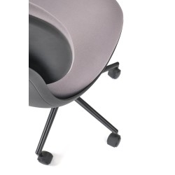 ORION fotel młodzieżowy, czarny - popielaty (1p 1szt)