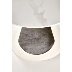 OSARIO zestaw 2 ław biały marmur / biały (2p 1szt)