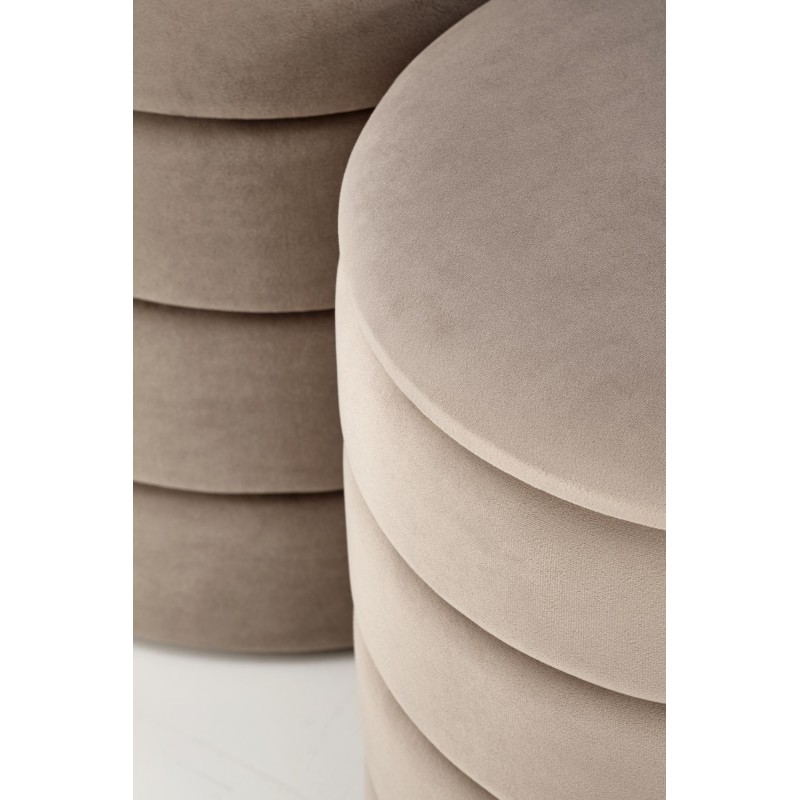 PACHO zestaw 2 puf, beżowy (1p 1set)