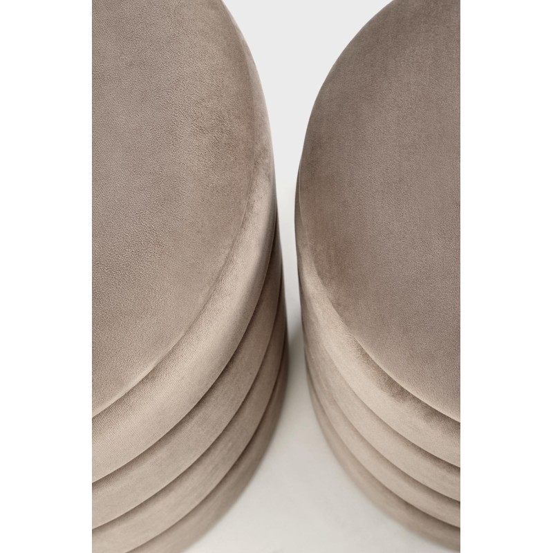 PACHO zestaw 2 puf, beżowy (1p 1set)