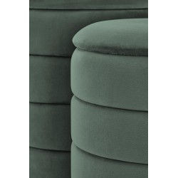 PACHO zestaw 2 puf, c.zielony (1p 1set)