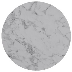 PAOLA zestaw 2 ław, marmur / srebrny (1p 1szt)