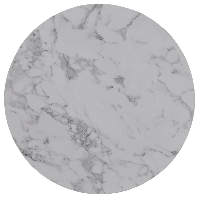 PAOLA zestaw 2 ław, marmur / srebrny (1p 1szt)