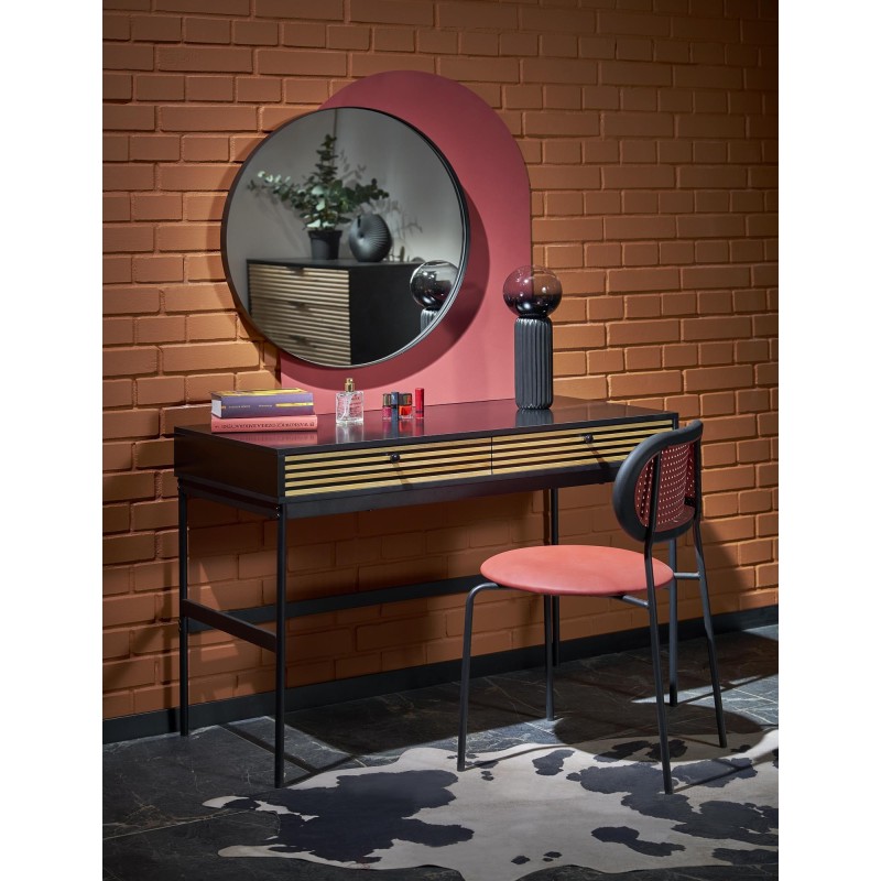 PATINA lustro ścienne, czarny (1p 1szt)