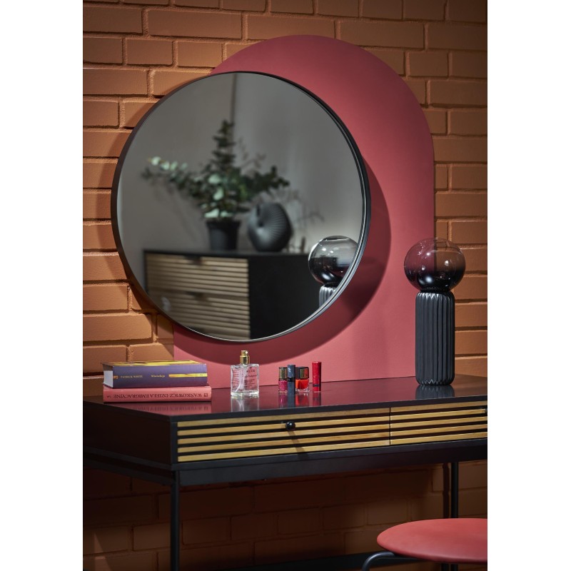 PATINA lustro ścienne, czarny (1p 1szt)