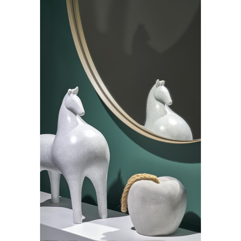 PATINA lustro ścienne, złoty szampański