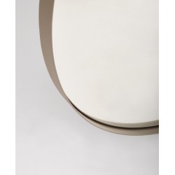 PATINA lustro ścienne, złoty szampański