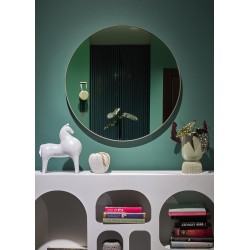 PATINA lustro ścienne, złoty szampański