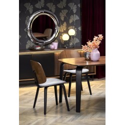 PEDRO stół, blat - orzechowy, noga - czarny (2p 1szt)