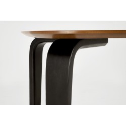 PEDRO stół, blat - orzechowy, noga - czarny (2p 1szt)