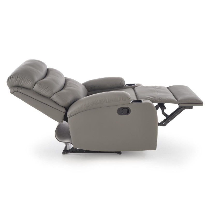 PERUS fotel wypoczynkowy popielaty (1p 1szt)