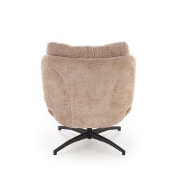 PESTO fotel z podnóżkiem / funkcja kołyski, beżowy