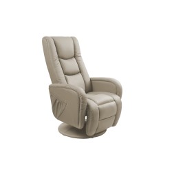 PULSAR recliner z funkcją masażu cappuccino