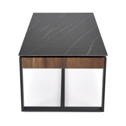 RAMONA ława czarny marmur / orzechowy (1p 1szt)