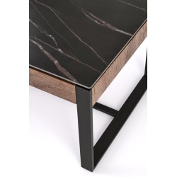 RAMONA ława czarny marmur / orzechowy (1p 1szt)