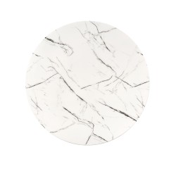 RAYMOND 2 stół, blat - biały marmur, nogi - złoty (2p 1szt)