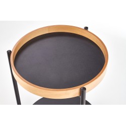 ROLO ława czarny / dąb naturalny (1p 1szt)