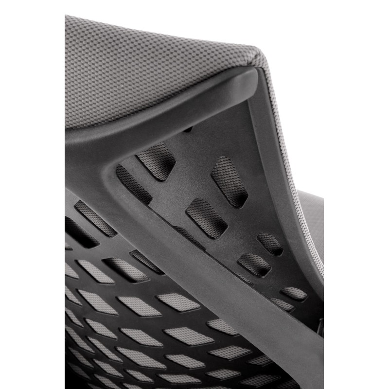 RUBIO fotel gabinetowy popielaty/czarny (1p 1szt)