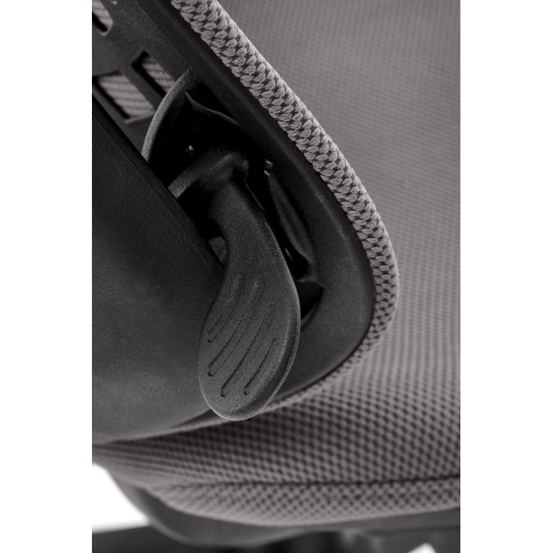 RUBIO fotel gabinetowy popielaty/czarny (1p 1szt)